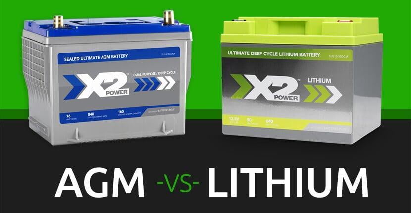 WHAT BATTERY TYPE IS BEST? AGM OR LITHIUM